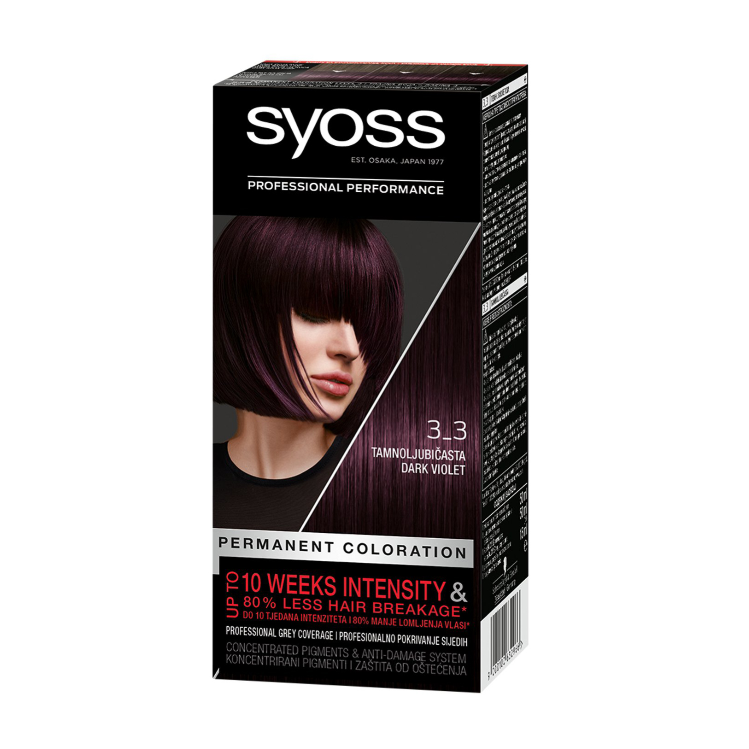 Syoss краска для волос Color 3-3 темный фиолетовый, 50 мл